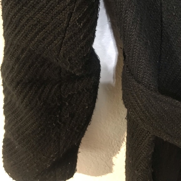 New York & Company wool blend long coat with belt - Picture 4 of 5